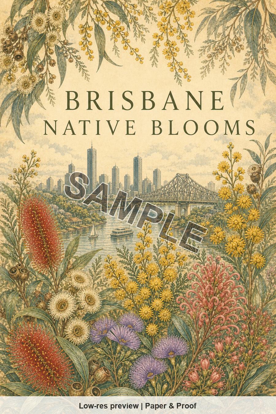 Low-resolution watermarked preview of Brisbane Native Blooms II from the Brisbane Native Blooms set