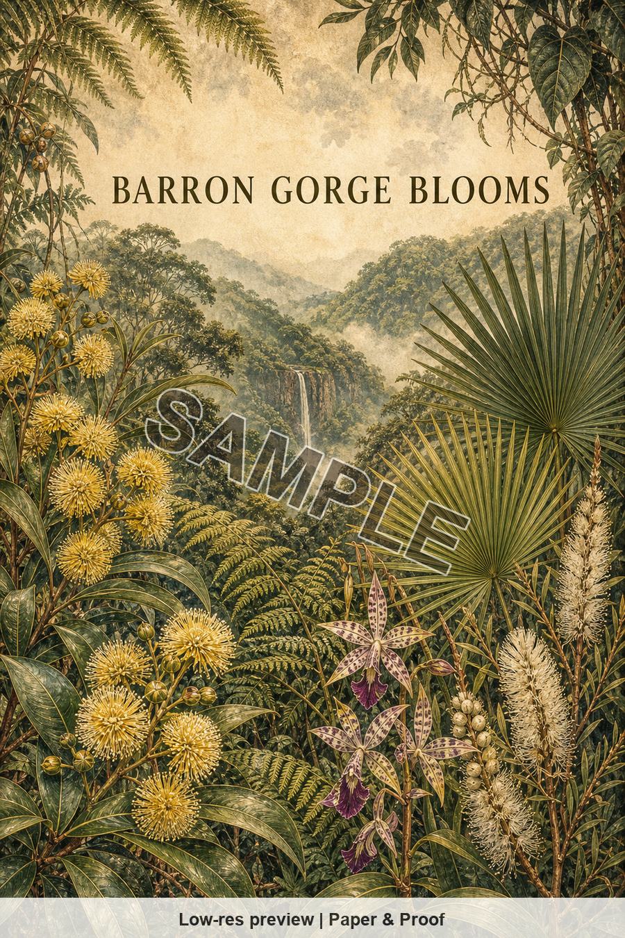 Low-resolution watermarked preview of Barron Gorge Blooms from the Cairns Tropical Blooms set