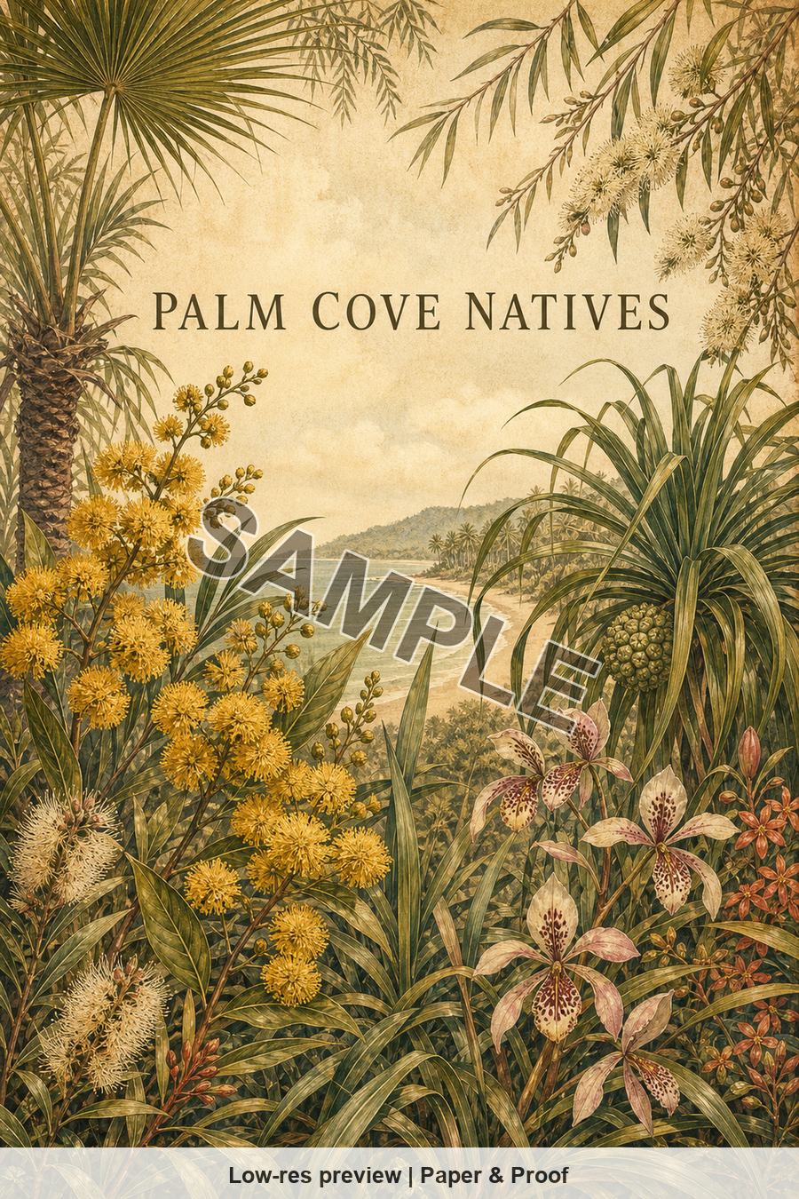 Low-resolution watermarked preview of Palm Cove Natives from the Cairns Tropical Blooms set