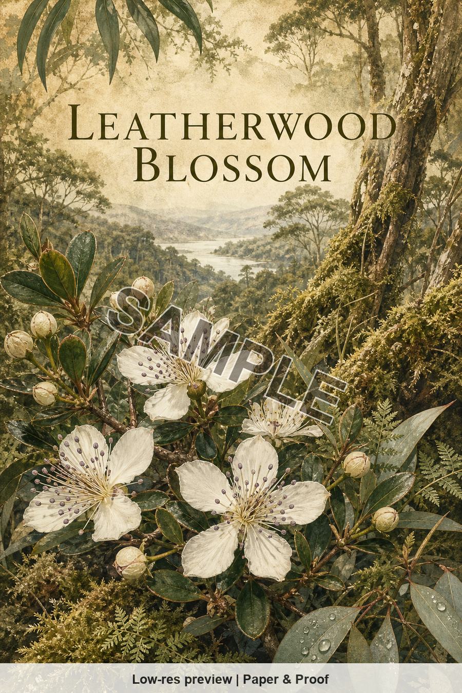 Low-resolution watermarked preview of Leatherwood Blossom from the Hobart Tasmania Native Blooms set