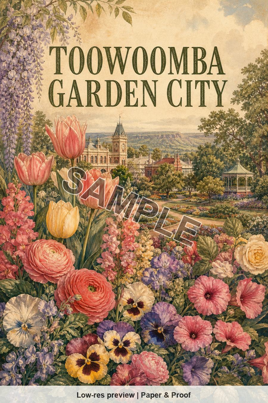 Low-resolution watermarked preview of Toowoomba Garden City from the Toowoomba Garden City set