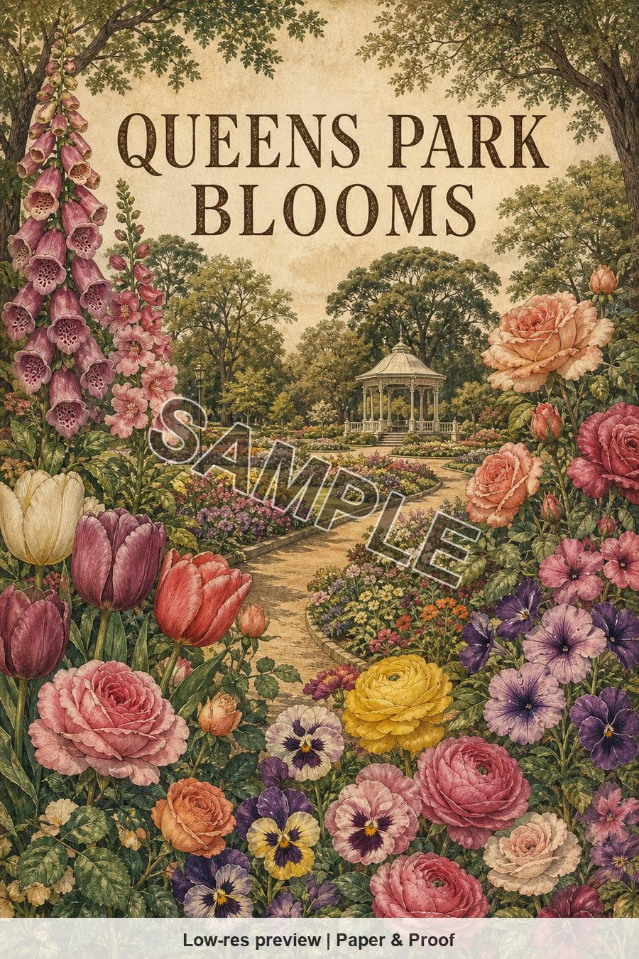 Low-resolution watermarked preview of Queens Park Blooms from the Toowoomba Garden City set