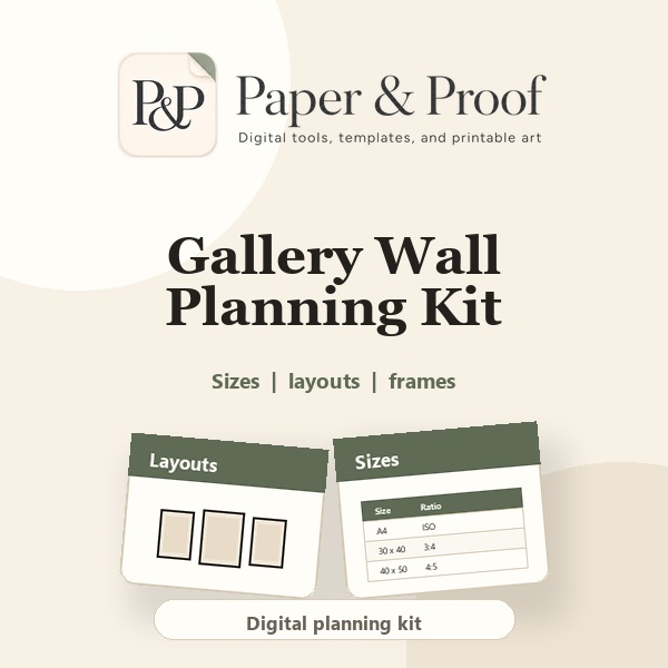 Gallery Wall Planning Kit thumbnail preview